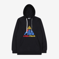 Fila New Logo Graphic - Naisten Hoodie - Mustat | FI-34051